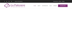 Desktop Screenshot of la-patissiere.com